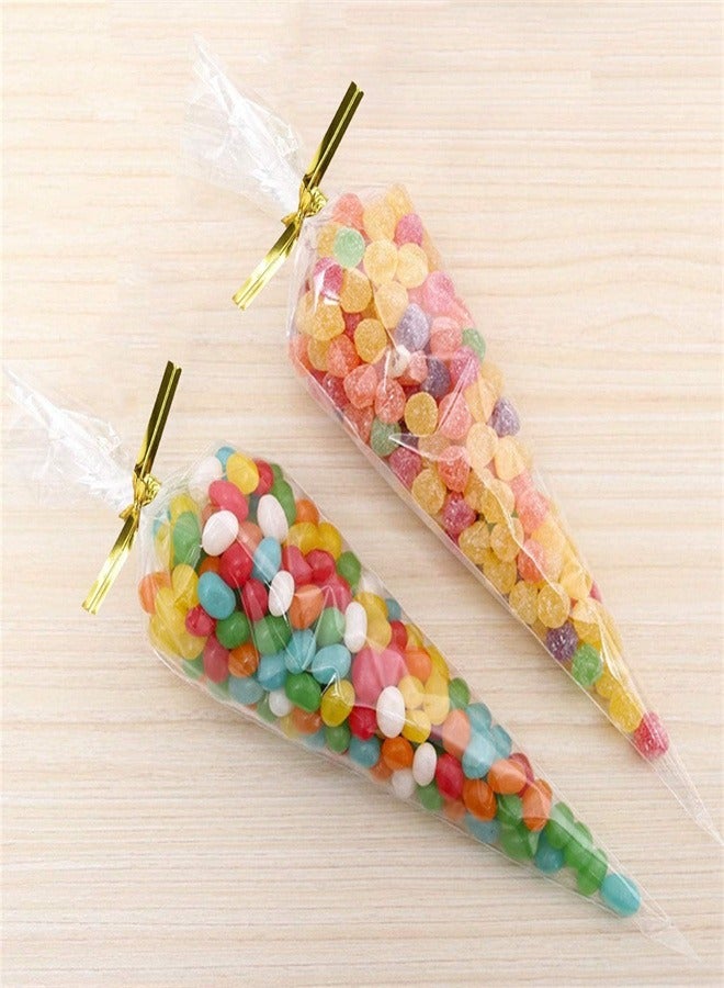 700PCS Gold Twist Ties, 8CM Reusable Plastic Bread Twist Ties Bread Twisty-Ties for Candy Coffee Goodie Bags Snacks Party Cake Present Supplies - Image 4