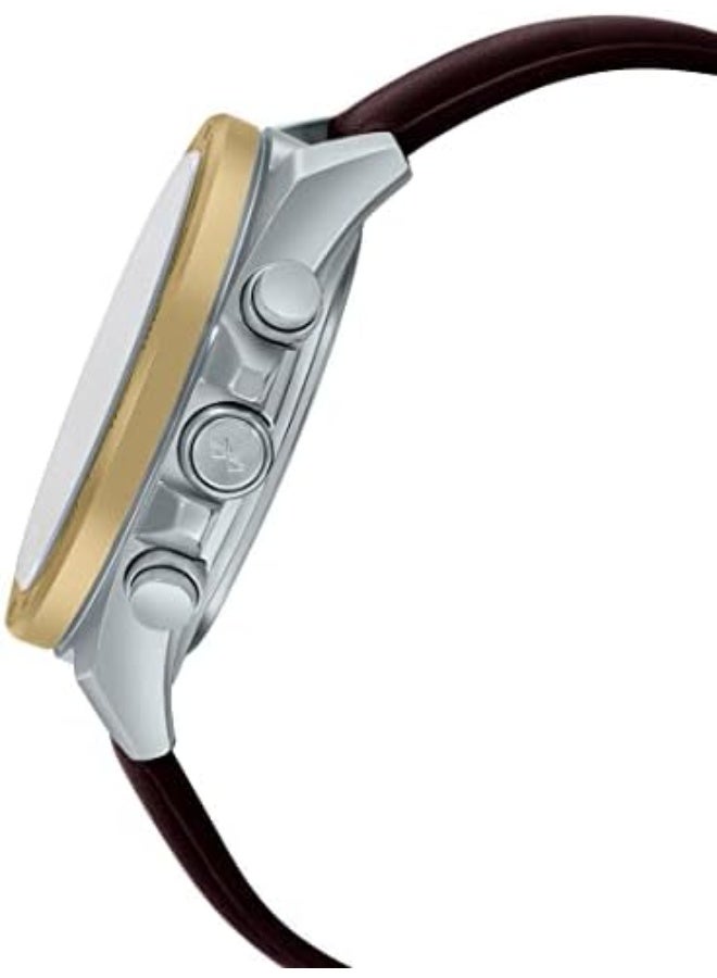 كاسيو ساعة كاسيو إيديفيس للرجال - ECB-900GL-1ADR، مينا سوداء، سوار بني - Image 2