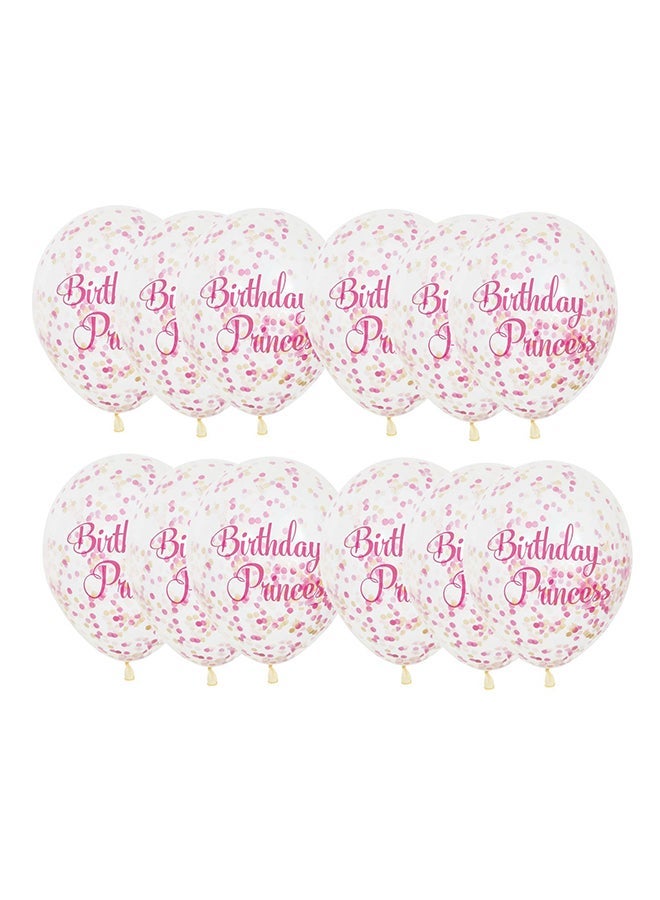 يونيك 6 قطع بالونات الأميرة قصاصات 12 بوصة - Image 2