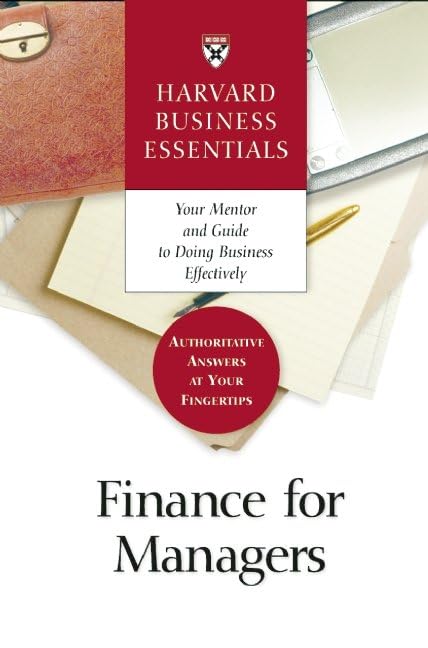 Finance For Managers Harvard Business Essentials 