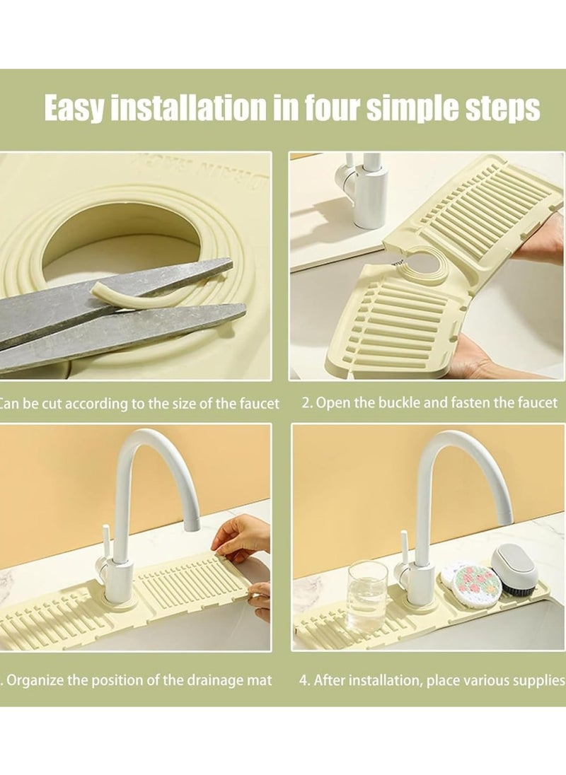 Generic Silicone gutter pad to keep the sink from water (multiple/colours)  - Image 1