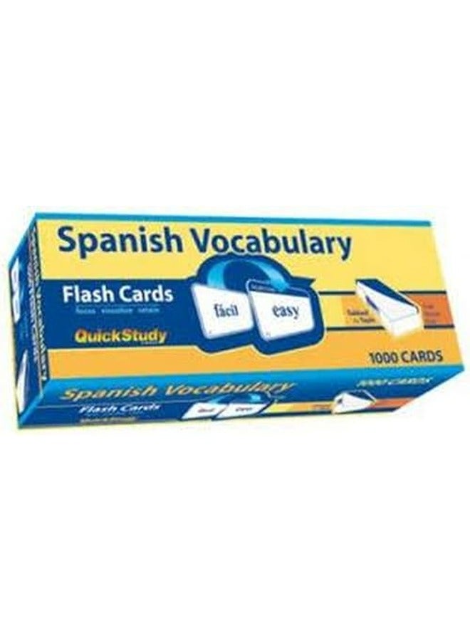 Spanish Vocabulary Flash Cards