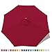 AbcCanopy ABCCANOPY 9ft Outdoor Umbrella Replacement Top Patio Umbrella Market Umbrella Replacement Canopy with 8 Ribs(Burgundy)  - Image 2