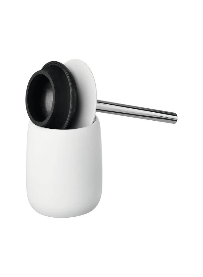 blomus SONO Plunger with Decorative Holder - White - Image 2