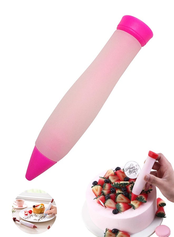 سويت لايف قلم تزيين الكيك، كريمة الزبدة، قلم تزيين الشوكولاتة السيليكوني، أطقم سلطة الكب كيك السيليكونية، أدوات تزيين الكيك، أدوات السباكة، قلم الكتابة، الأنابيب - Image 1
