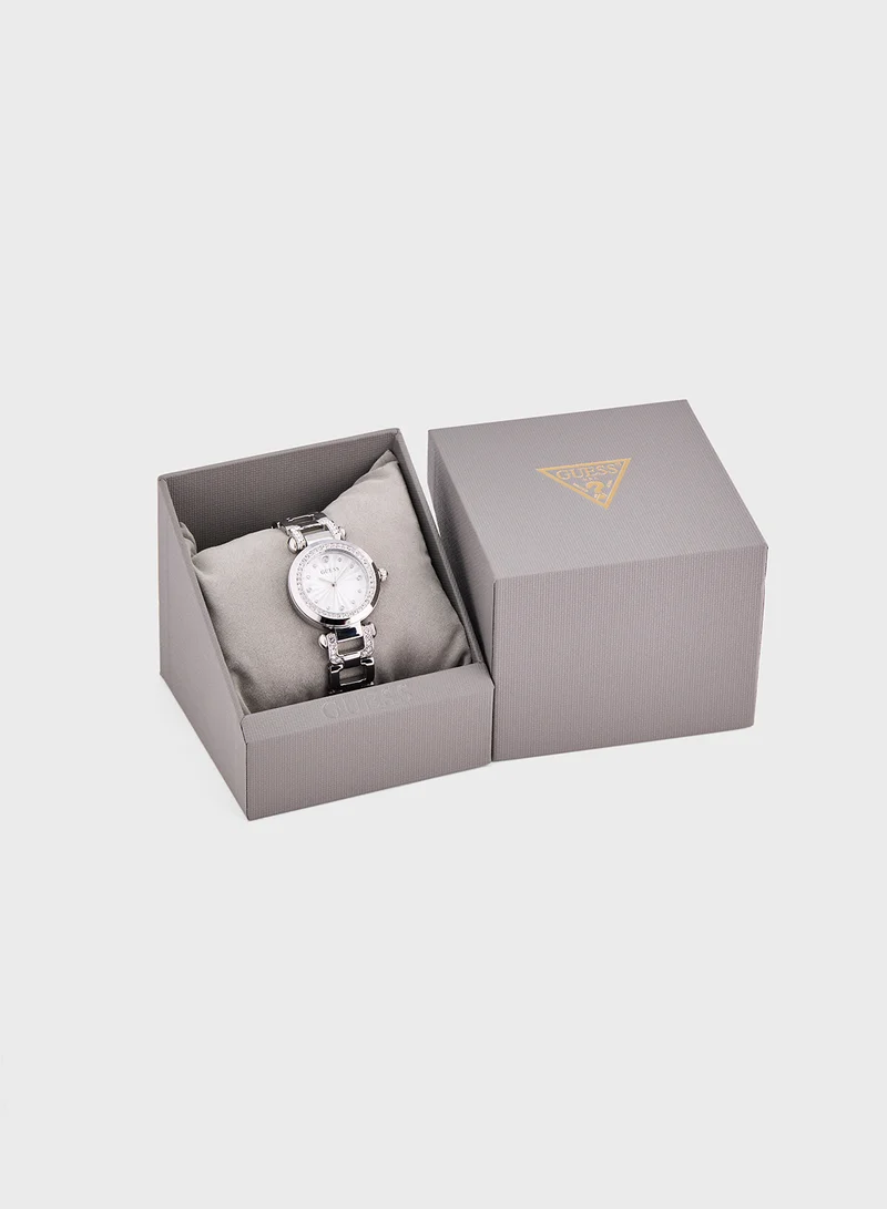 GUESS Ginger Steel Strap Analog Watch