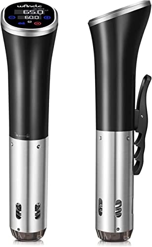 wancle Sous Vide, Wancle Sous Vide Cooker 1100W IPX7 Waterproof Thermal Immersion Circulator With Reservation Function, Easy to store - Image 1