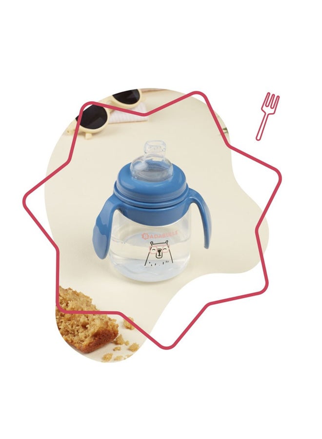 Badabulle Anti-Leakage Drinking Non Spill Cup - Blue - Image 5