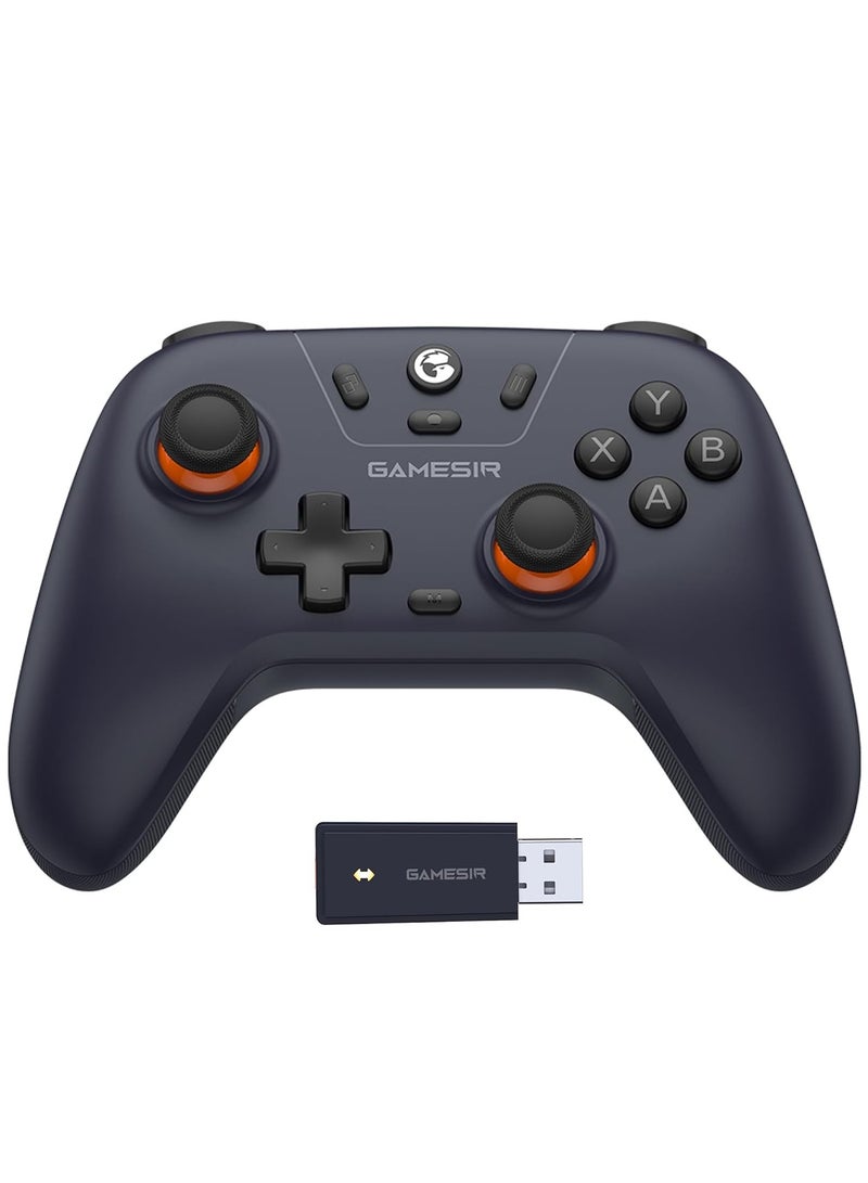 جيم سير وحدة تحكم لاسلكية نوفا لايت 2.4 جيجا لأجهزة الكمبيوتر التي تعمل بنظام التشغيل Windows، وiPhone، وAndroid، وSwitch &amp; Steam Deck، ولوحة ألعاب تحكم بلوتوث مع مشغل تأثير Hall، وTurbo، واهتزاز Rumble - Image 1