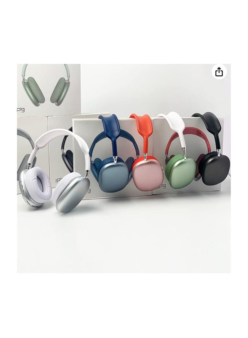 P9 P9 Wireless Bluetooth Headphones Over Ear Stereo Music Headphones Gaming Headset - Supports Mircoro TF for Laptop/Mobile Phone/PC (BLACK)  - Image 3