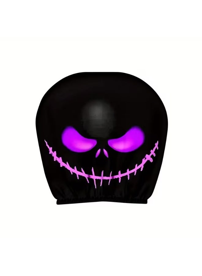 2pcs Headrest Cover with Pumpkin King Theme, Universal Seat Cushion Protector for Cars and Trucks, Car Decoration Accessories - Image 3