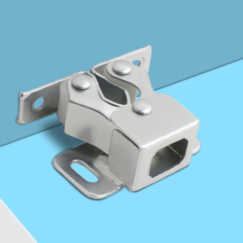 Nickel Double Ball Cabinet Door Catch Roller Latches 6pcs Set For Cupboard Closet Furniture - Image 5