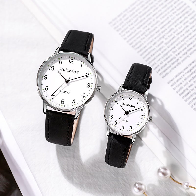 Shunshimei SL68 Quartz Watch for Women with Leather Strap and Calendar - Image 1