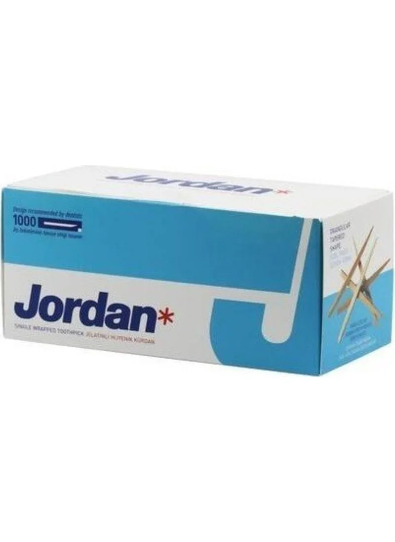 Jordan Gelatin Hygienic Toothpicks - 1000 pcs