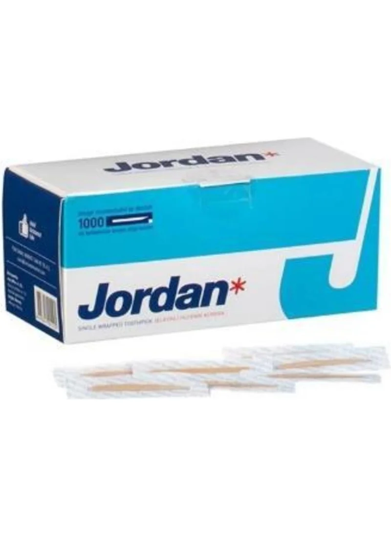 Jordan Gelatin Hygienic Toothpicks - 1000 pcs