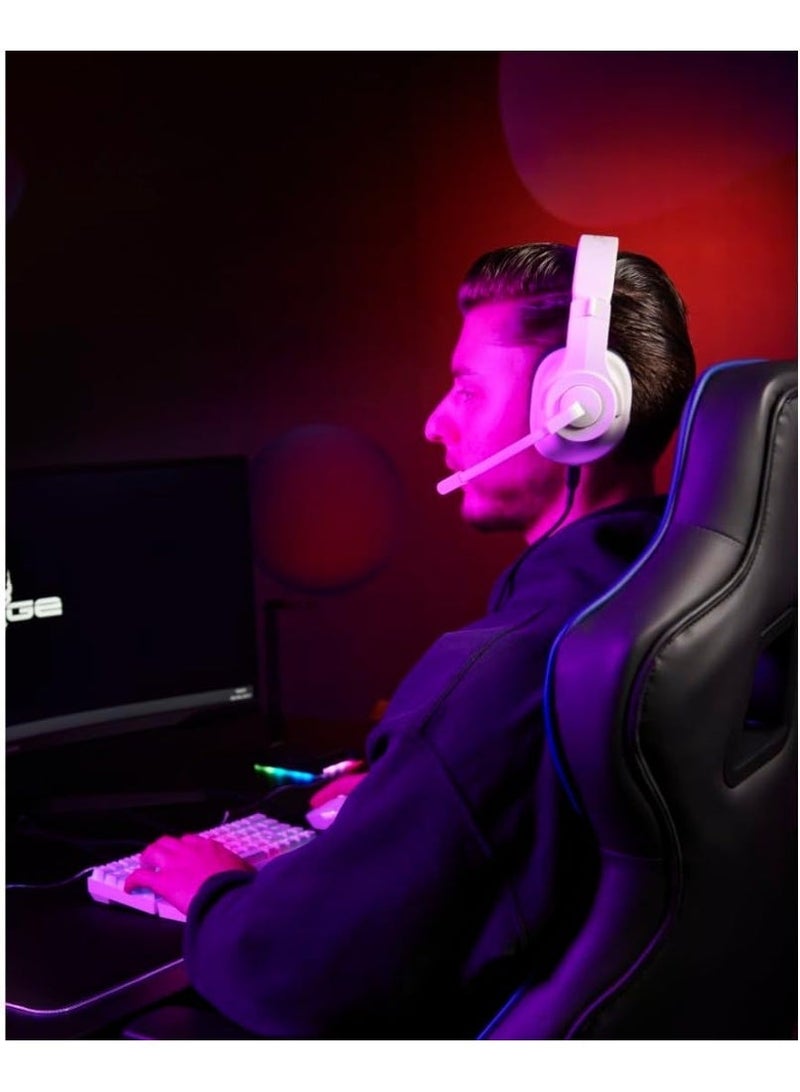 uRage | SoundZ 100 V2 Gaming Headset | White - Image 4