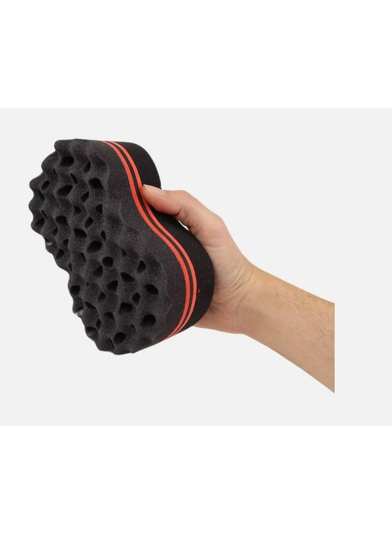 Jumbo Double-Sided Sponge, Black Foam with Grip Holes - Image 4