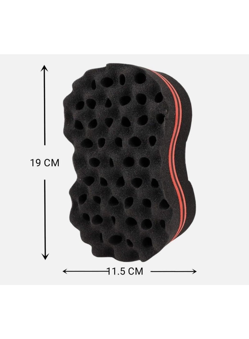 Jumbo Double-Sided Sponge, Black Foam with Grip Holes - Image 5