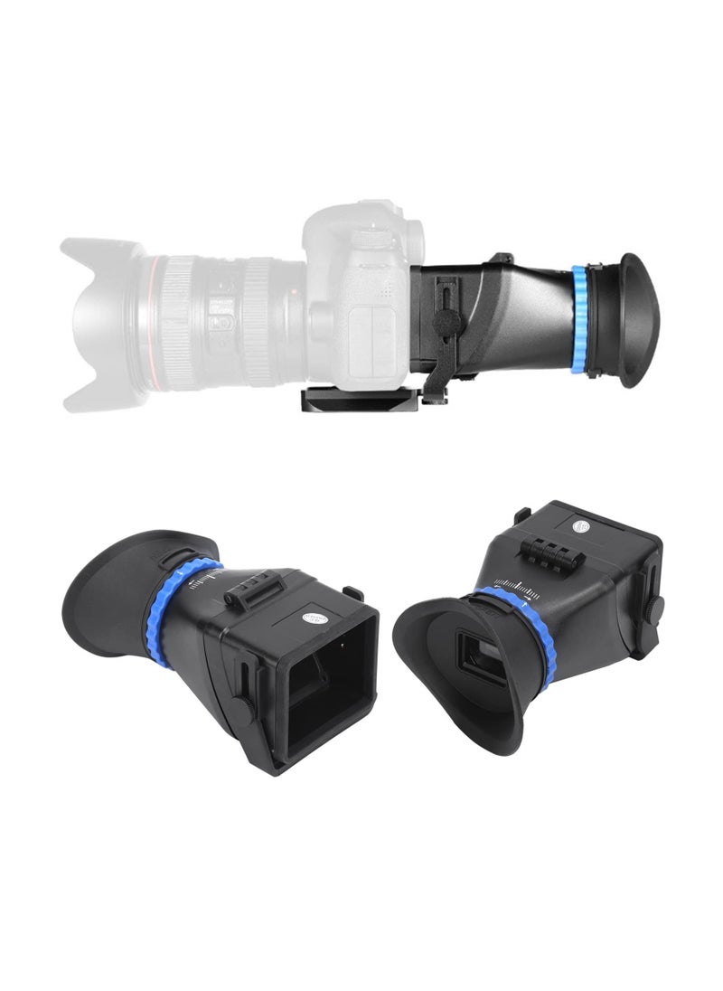 Y&D - SYOSI Camera Viewfinder, Professional 3X Magnification LCD Viewfinder Magnifier for 3in/3.2in Screen, Adjustable DSLR Camcorder, DSLR/SLR Camera, Screen Sunshade Hood - Image 1