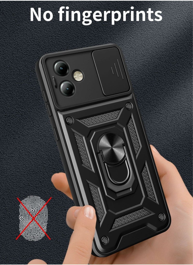 TEAM LUXURY - Protective Case Cover For Motorola Moto G14 4G Black - Image 1