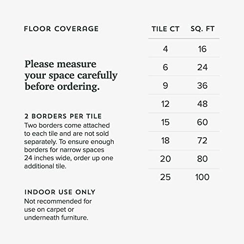 We Sell Mats FOREST FLOOR 3/8 Inch Thick Printed Foam Tiles, Premium Wood Grain Interlocking Foam Floor Mats, Anti-Fatigue Flooring, 24 in x 24 in, 24 Square Feet (6 Tiles) (FF24-10M) - Image 3