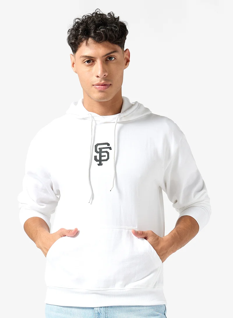 Seventy Five Basics Graphic Print Hoodie