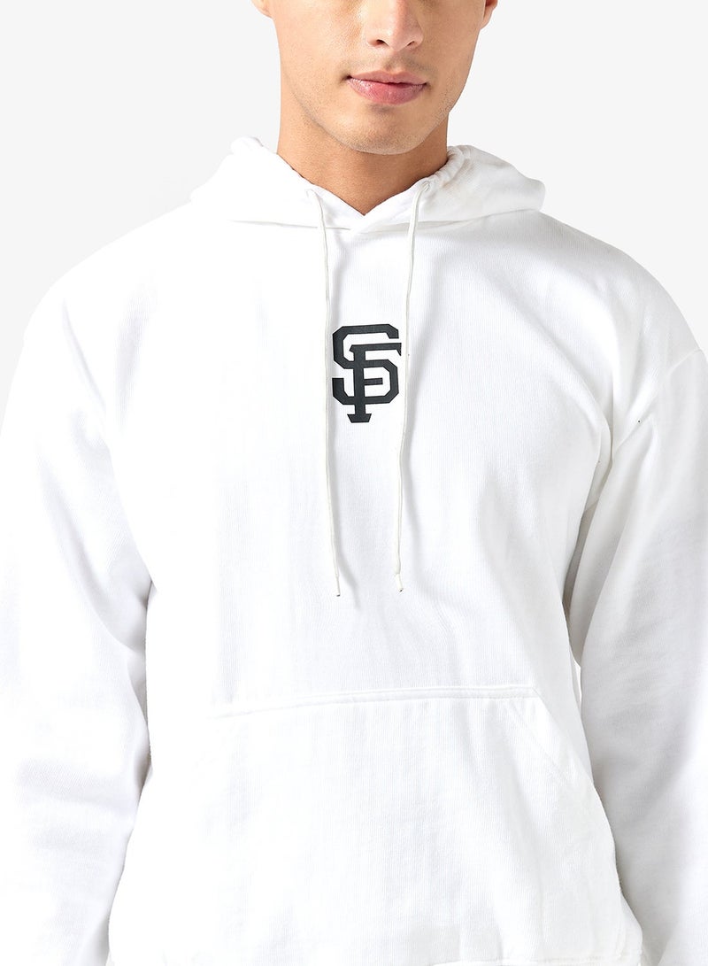 Seventy Five Basics Graphic Print Hoodie - Image 3