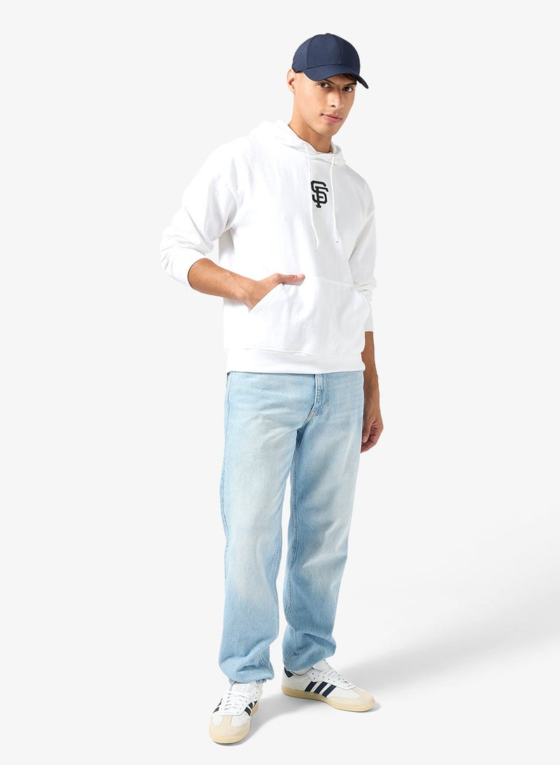 Seventy Five Basics Graphic Print Hoodie - Image 4