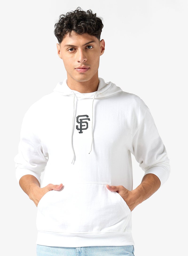Seventy Five Basics Graphic Print Hoodie - Image 1