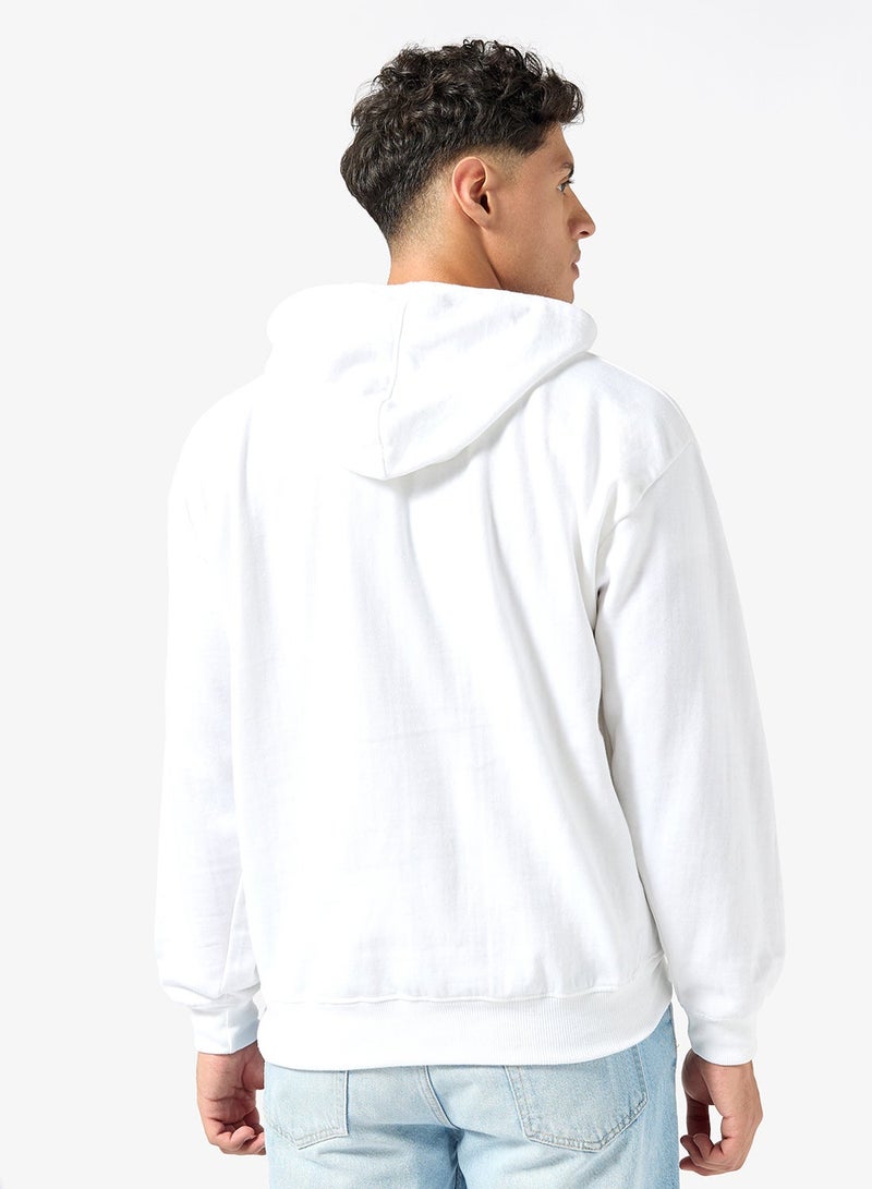 Seventy Five Basics Graphic Print Hoodie - Image 2