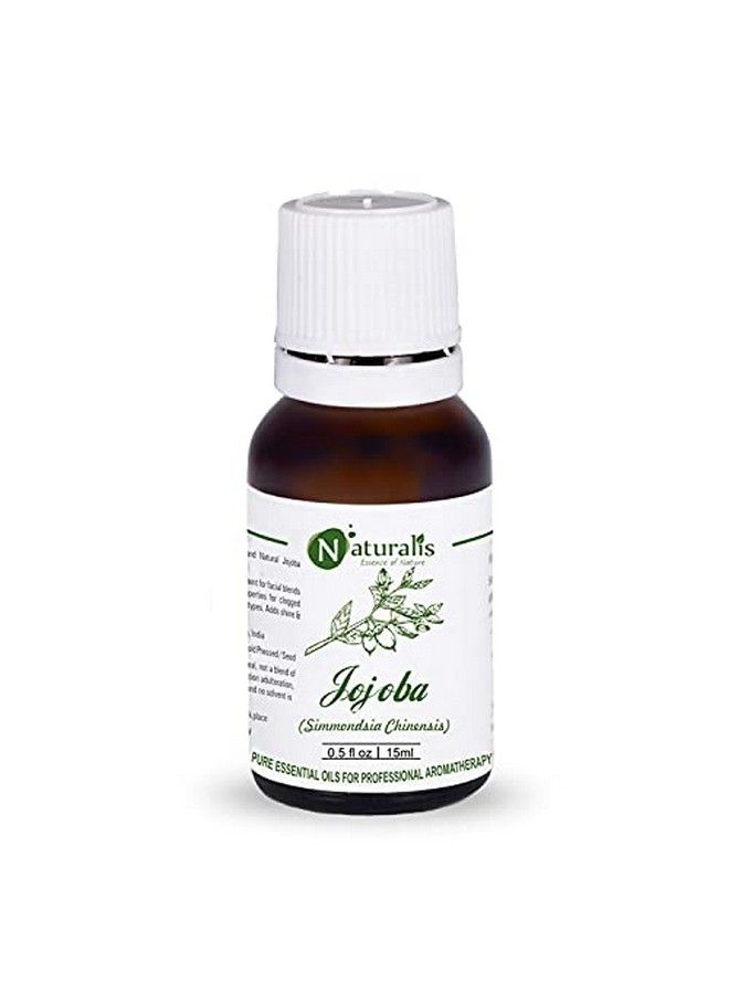 Naturalis Essence Of Nature Extra Virgin & Unrefined Cold Pressed Golden Jojoba Carrier Oil For Face And Hair 15Ml - Image 2