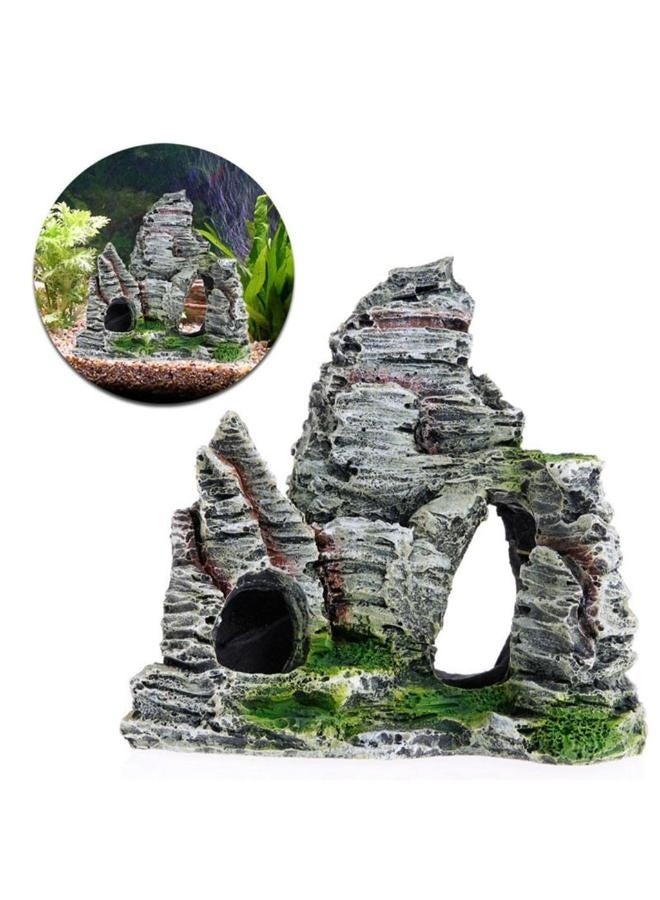 Mountain View Aquarium Rockery Hiding Cave Tree Fish Tank Ornament Decoration - Image 4
