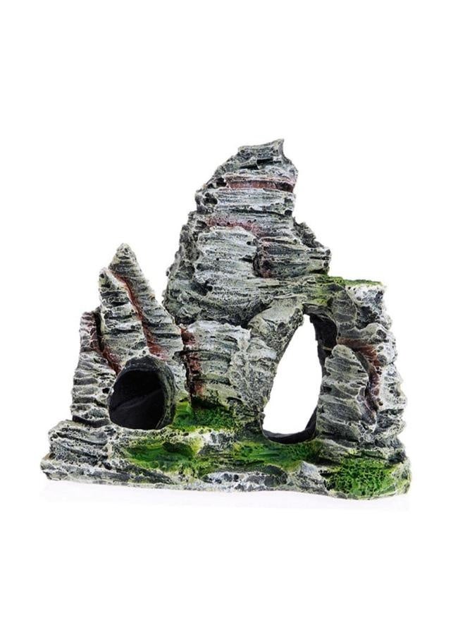 Mountain View Aquarium Rockery Hiding Cave Tree Fish Tank Ornament Decoration - Image 2