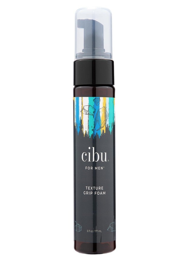 Cibu for Men Texture Grip Foam 6oz - Hair Styling Foam for Long Lasting Hold, Texture, and Volume while Keeping a Healthy Hair - Ideal for Messy, Sleek, and Casual Hair - Image 1