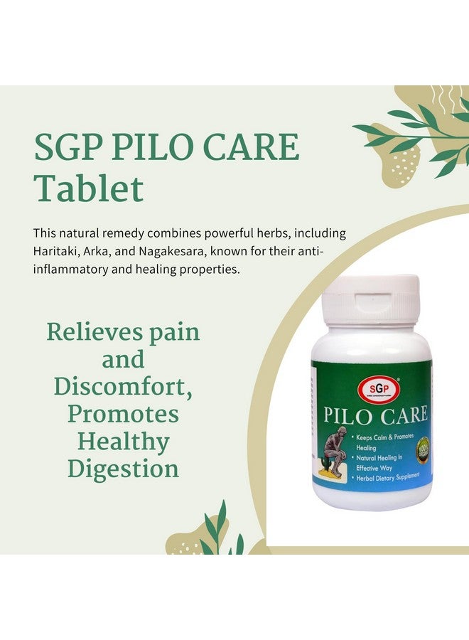 SGP Pilo Care Tablet Ayurvedic Solution Manage Piles Problem 60 Tablets - Image 3