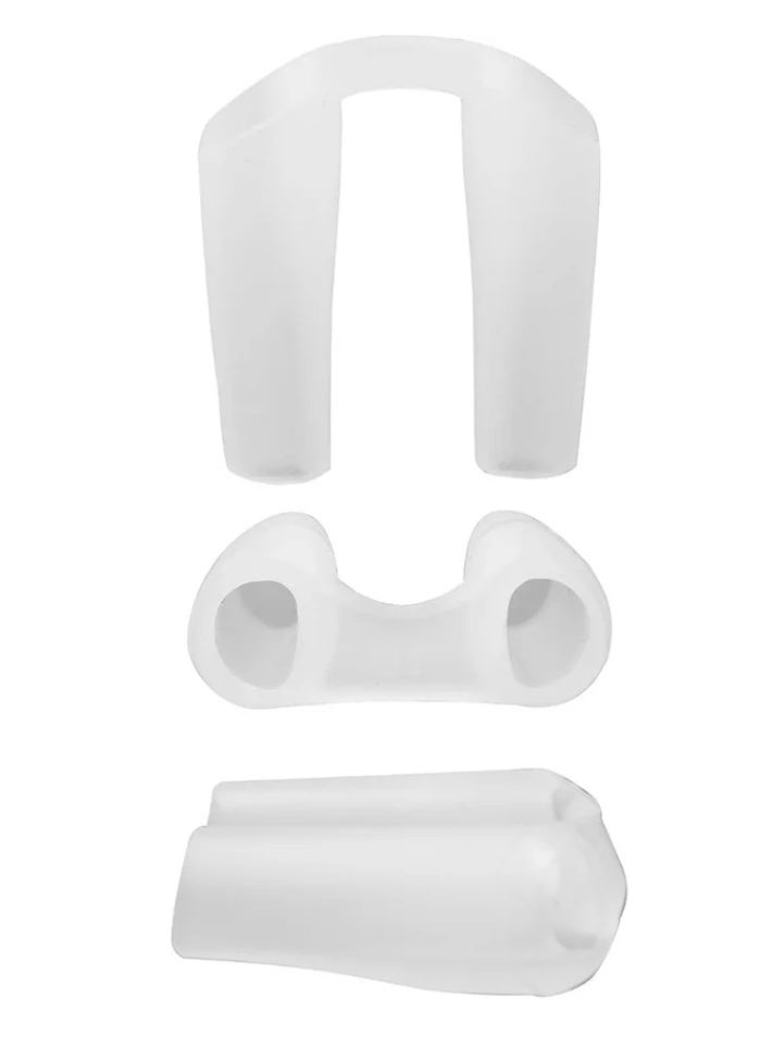 (رقم 5 رقم 6) مثبت فتحتي الأنف من السيليكون الصحي للوجه، وسادة أنف للجراحة، مثبت أنف لتجميل الأنف، مثبت للعمل الجراحي، دبوس أنف من السيليكون 0 - Image 1