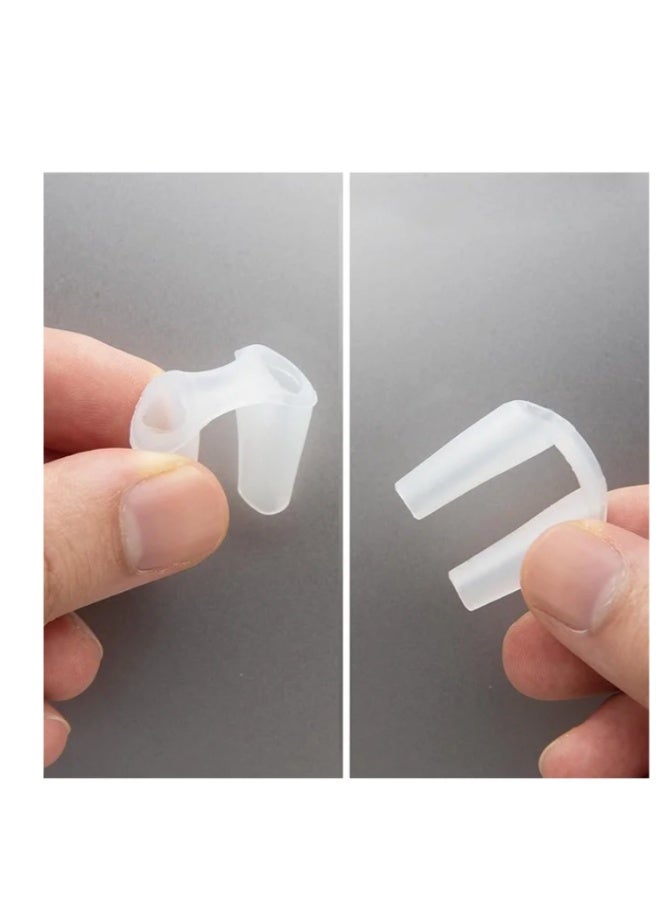 (رقم 5 رقم 6) مثبت فتحتي الأنف من السيليكون الصحي للوجه، وسادة أنف للجراحة، مثبت أنف لتجميل الأنف، مثبت للعمل الجراحي، دبوس أنف من السيليكون 0 - Image 5