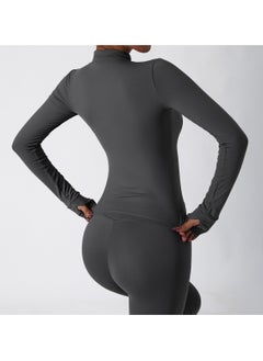 alo ALO Yoga Sport Jacket for Running, Fitness, Training, Long Sleeve, Fast-Drying, Suitable for Autumn/Winter, Tight-Fitting, Workout, Long Sleeve Training Top  - Image 3