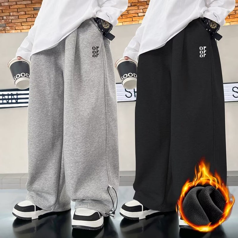 Boys' Workwear Pants Medium And Large Boys' Summer Thin Autumn Trendy And Cool Casual Pants - Image 2
