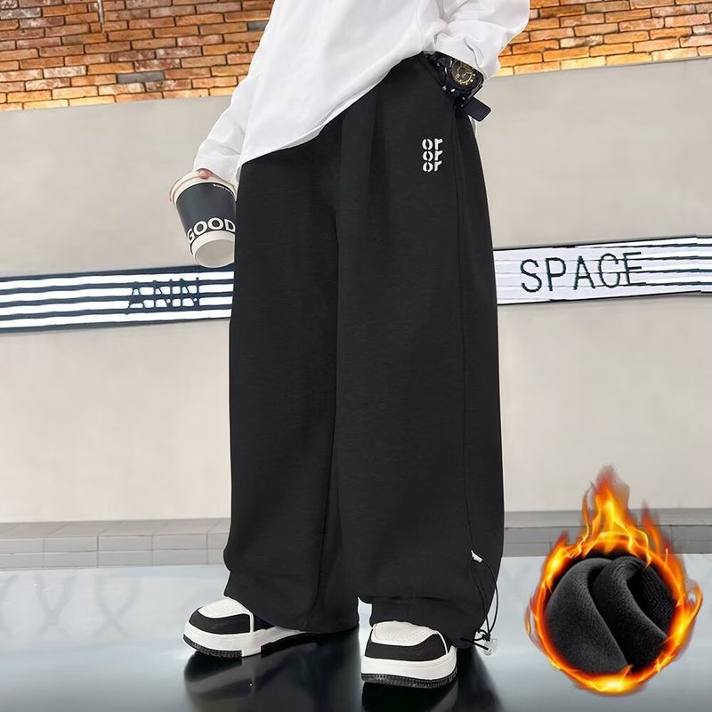 Boys' Workwear Pants Medium And Large Boys' Summer Thin Autumn Trendy And Cool Casual Pants - Image 5