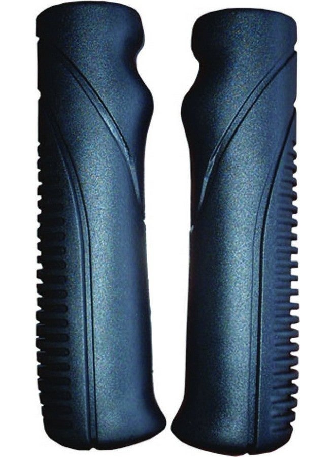 ACTION Fingered Natural Rubber Grips Black - Image 1