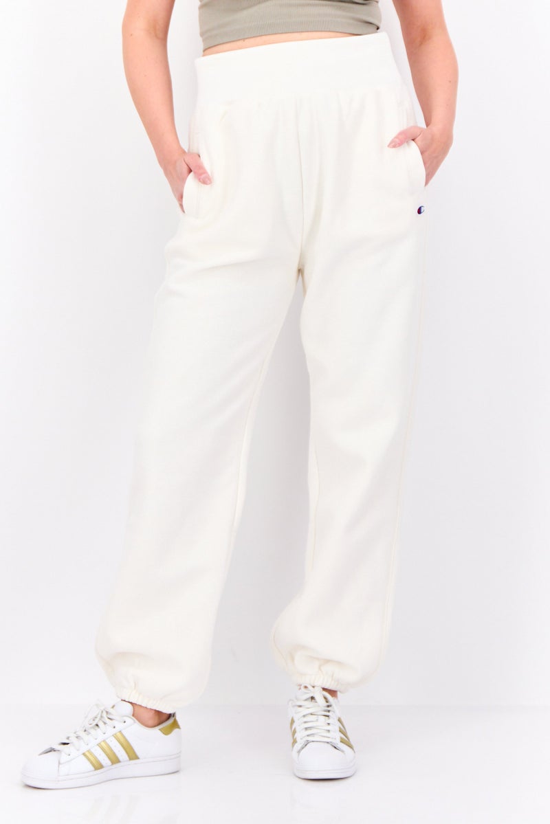Champion Women Sportswear Fit Training Jogger Pants, White - Image 1