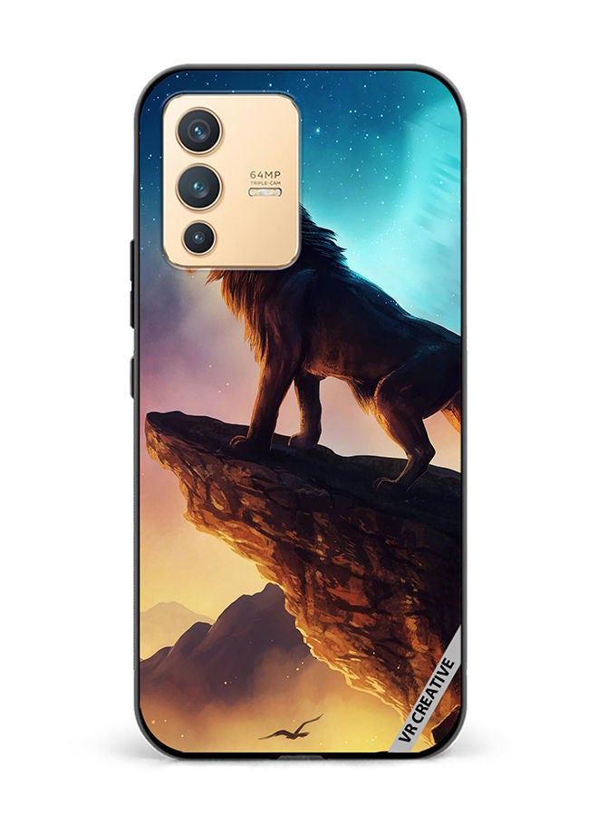 VR CREATIVE Protective Case Cover For Vivo V23 5G Lion King Design Multicolour - Image 1