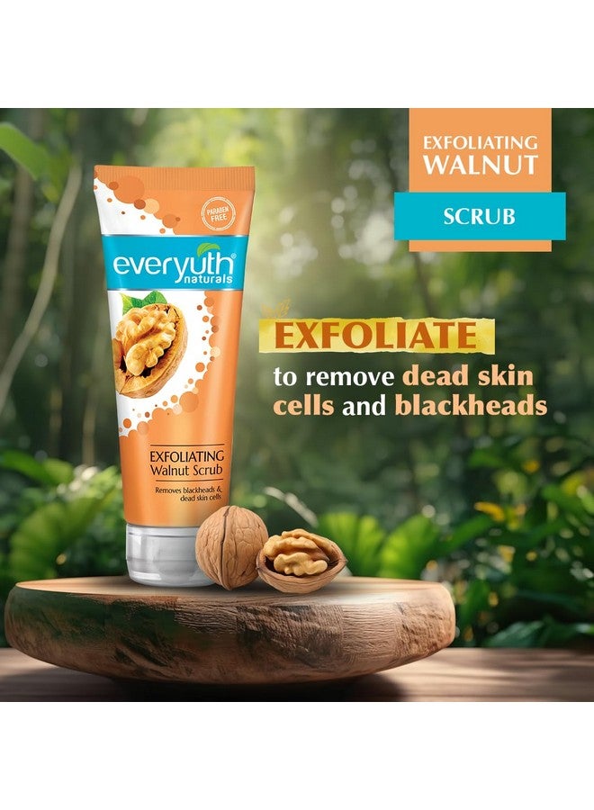 Everyuth Naturals Exfoliating Walnut Scrub, 200Gm, Tube - Image 3