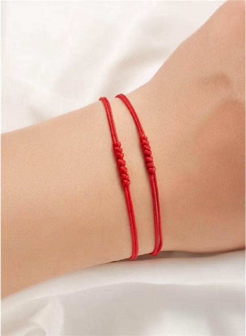 Red String Bracelet Bracelet Lucky Protection 2pcs Gifts Hot - Image 1