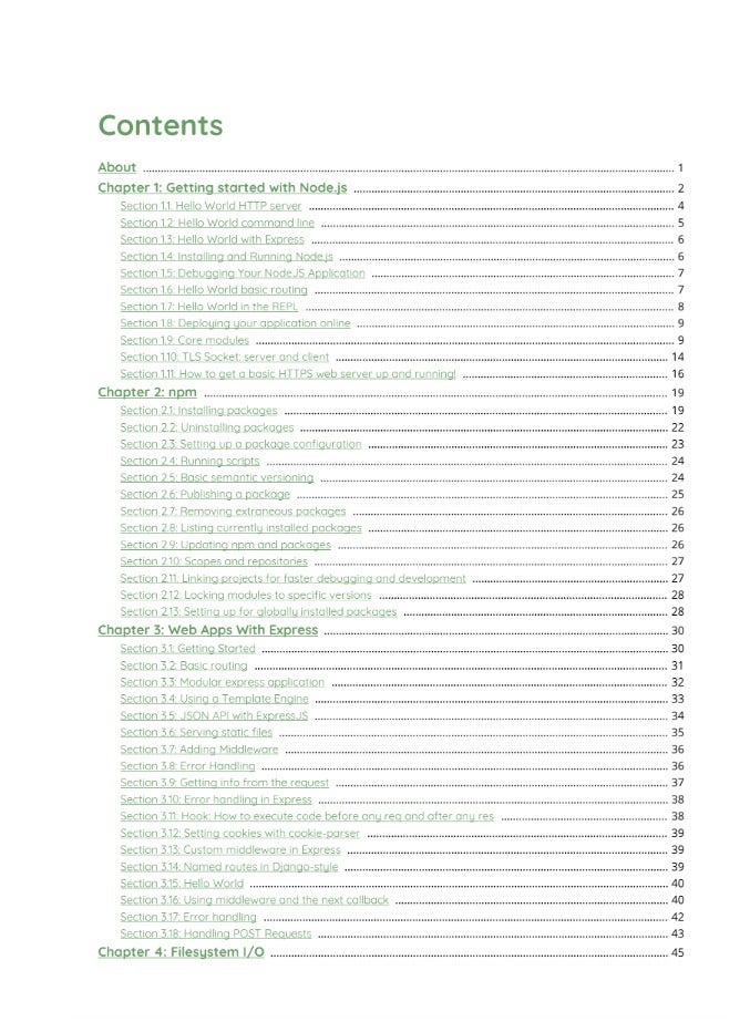Node JS Notes For Professionals - Image 2