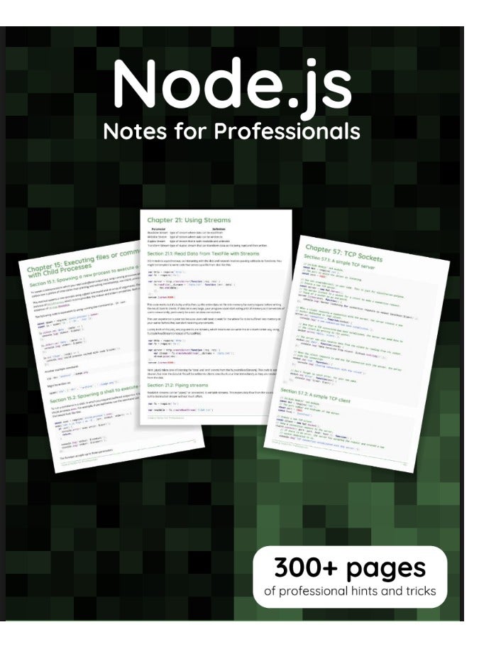 Node JS Notes For Professionals - Image 1
