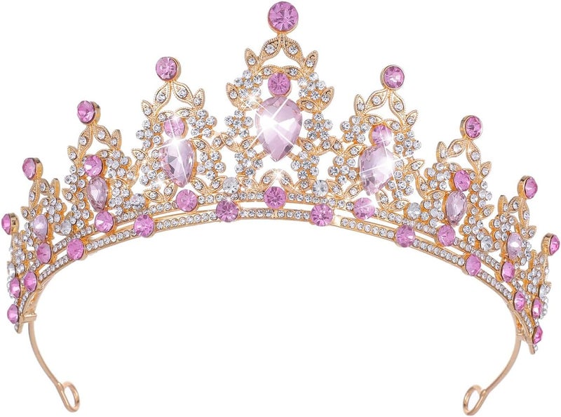 Kamirola - Queen Crown and Tiaras Princess Crown for Women and Girls Crystal Headbands for Bridal, Princess for Wedding and Party（01） - Image 1
