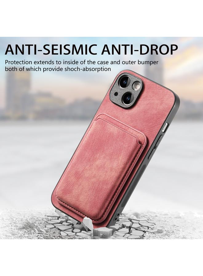 Zaboon Case For iPhone 12 Pro Retro Leather Card Bag Magnetic Phone Case - Image 5