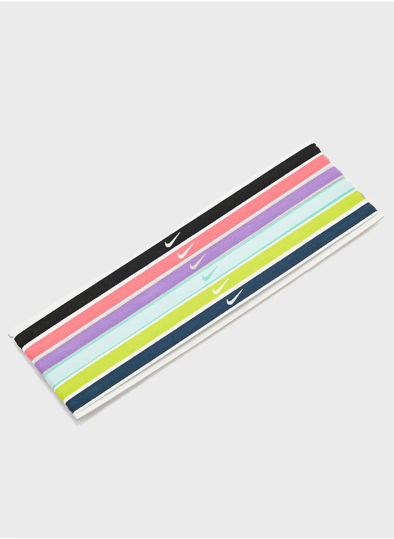 Nike NIKE SWOOSH SPORT HEADBANDS 6 PK TIPPED